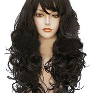 long wavy natural hair wig